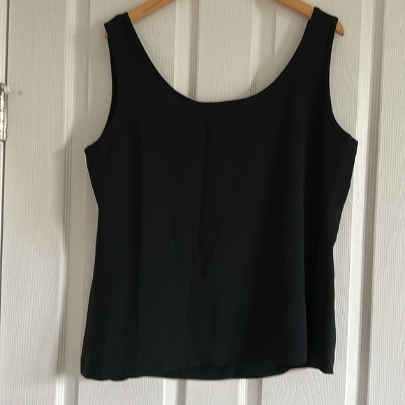 Dana Buchman Black Fitted Sleeveless Tank Top - Picture 4 of 7